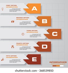 Design clean number banners template/graphic or website layout. Vector.