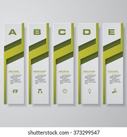Design clean number banners template/graphic or website layout. Vector.