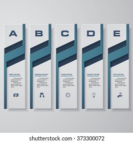 Design clean number banners template/graphic or website layout. Vector.