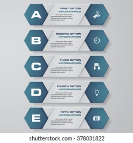 Design clean number banners template/graphic or website layout. Vector.