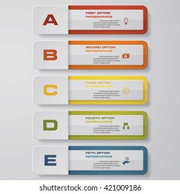 Design clean number banners template/graphic or website layout. Vector.