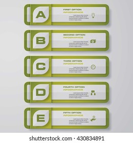 Design clean number banners template/graphic or website layout. Vector.