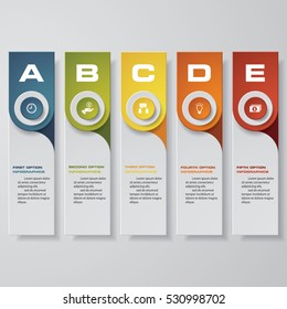 Design clean number banners template/graphic or website layout. Vector.