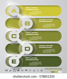 Design clean number banners template/graphic or website layout. Vector.