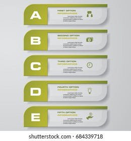 Design clean number banners template/graphic or website layout. Vector.