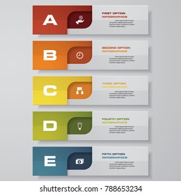 Design clean number banners template/graphic or website layout. Vector.