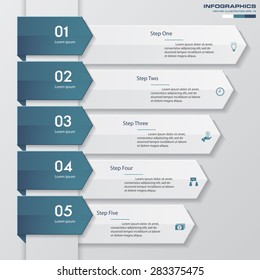 Design clean number banners template/tags or website layout. Vector.