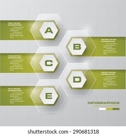 Design clean number banners template/tags or website layout. Vector.