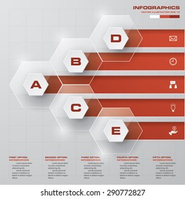 Design clean number banners template/tags or website layout. Vector.