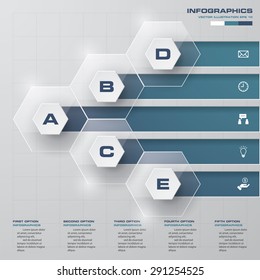 Design clean number banners template/tags or website layout. Vector.