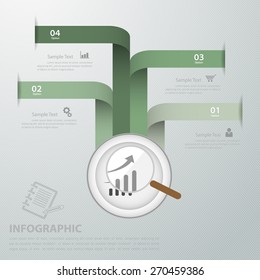 Design clean template 4 steps for business design, reports, step presentation, number options, progress, workflow layout or websites.