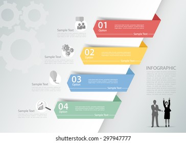 Design clean template infographic. can be used for workflow layout, diagram, number options