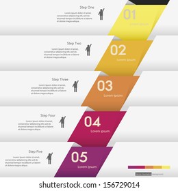 Design clean template/graphic or website layout. Vector.