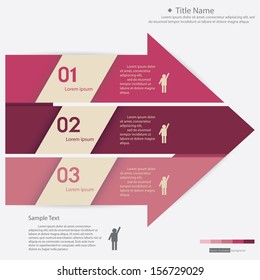 Design clean template/graphic or website layout. Vector.