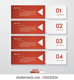 Design clean template/graphic or website layout. Vector.