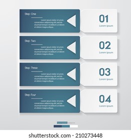 Design clean template/graphic or website layout. Vector.