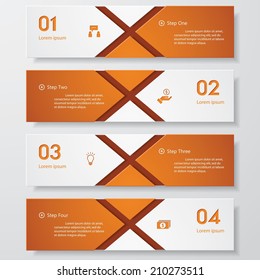 Design clean template/graphic or website layout. Vector.