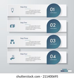 Design clean template/graphic or website layout. Vector.