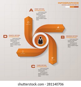 Design clean template/graphic or website layout. 4 step order diagram layout.