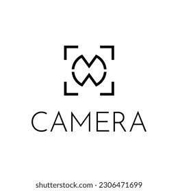 design a clever and minimalist monogram MW with a camera logo suitable for your branding company