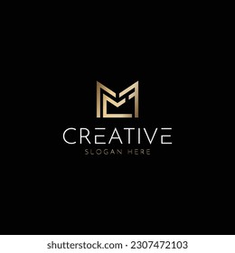 Design a clever monogram RCF initials logo, solutions for brand identity designs for startup companies, individuals, etc, letter n,
