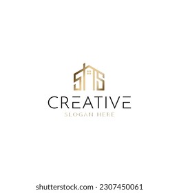 Diseñar un logotipo inteligente de las iniciales SHS en monograma, soluciones para diseños de identidad de marca para empresas nuevas, particulares, etc, letra S, bienes inmuebles,