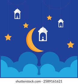 Design clipart vector for Ramadan 