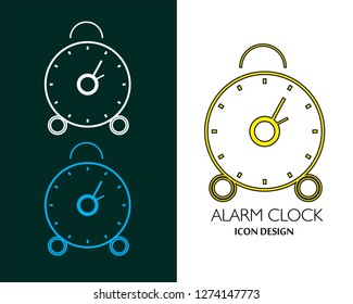 design clock time vector- alarm clock vektor