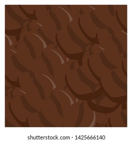 the design of coffee beans with different designs