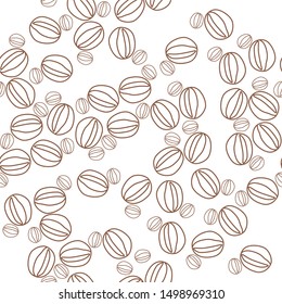 the design of coffee beans with different designs. background pattern