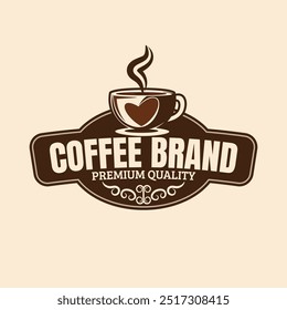 design for a coffee brand classic and elegant