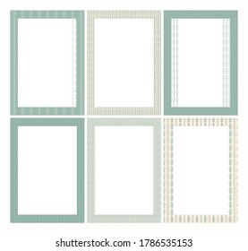 Colección de diseño. Juego de invitaciones, cartas con diseño minimalista. Ilustración del vector