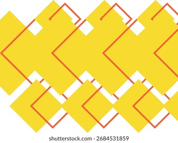 The design of the color angles is neat and precise. Neat pattern wallpaper.