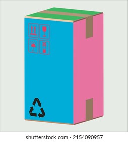Ilustración de parcela de cuadro de color de diseño