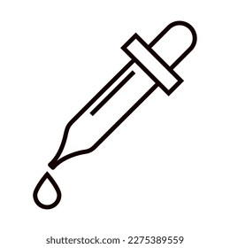 design color dropperline icon style