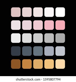 design color set palette vector illustration