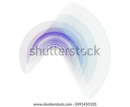 Design Colored waves lines for Healthy Lifestyle, Fitness, Medical, Wellness, Organic business background. For Banner, Web-design, Brochure, Package. Icon, Logo, and Background made of Circular Lines