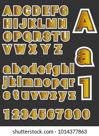 design colorful alphabet