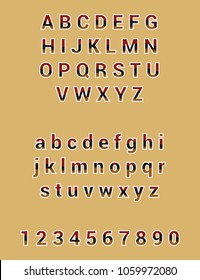 design colorful alphabet