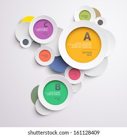 Diseñar un círculo colorido.