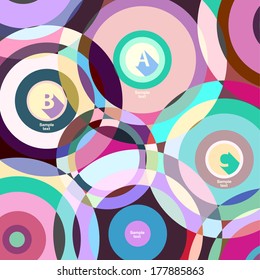 Design colorful circle.
