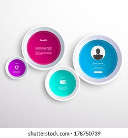 Design colorful circle. 