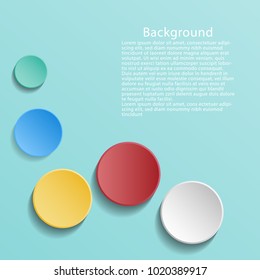 Design colorful circle.Vector illustration