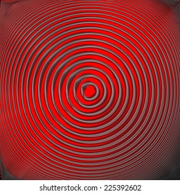 Design colorful circular movement background. Abstract stripy convex backdrop. Vector-art illustration. EPS10
