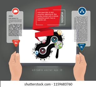 Design colorful presentation templates. Vector background.