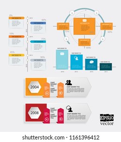 Design colorful presentation templates. Vector background.