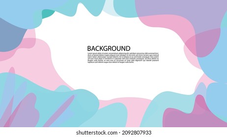 Design of Colorful vector liquid background
