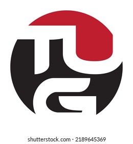 Design combination from letters T, U and G.