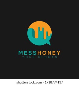 The design is combination message and honey.