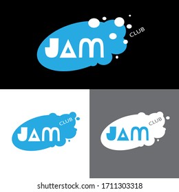 Design company, jam club logo vector, set